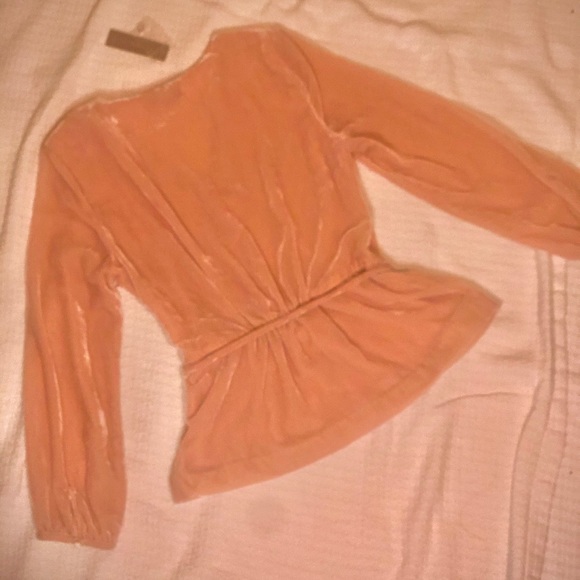 J CREW PINK VELVET TOP - Picture 3 of 3